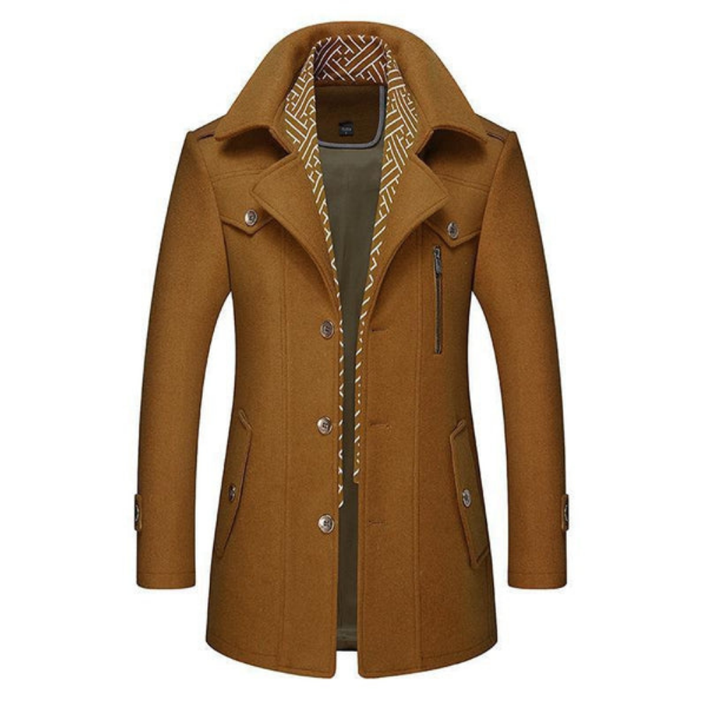 Moshe - Classic coat with elegant and sophisticated design for timeless style