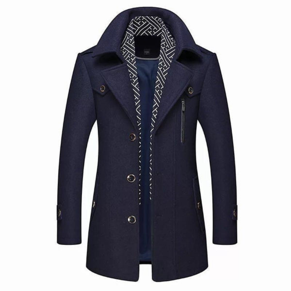 Moshe - Classic coat with elegant and sophisticated design for timeless style