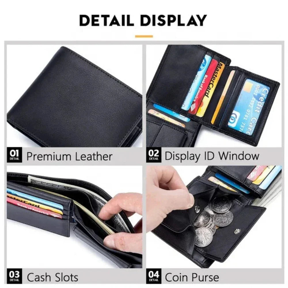 RFID Wallet Elegant and Slim Enhancing Data Security