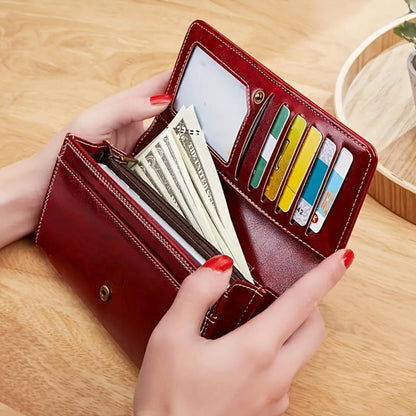 Fashionable Two-Way Wallet by Eva for Maximum Style