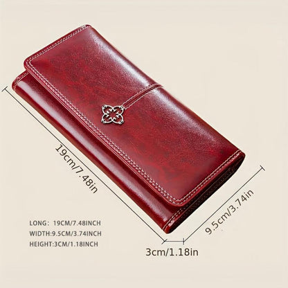 Fashionable Two-Way Wallet by Eva for Maximum Style