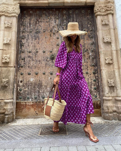 Olivia – Uncompromising Boho Grace Style Maxi Dress