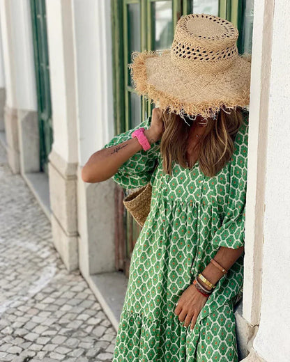 Olivia – Uncompromising Boho Grace Style Maxi Dress