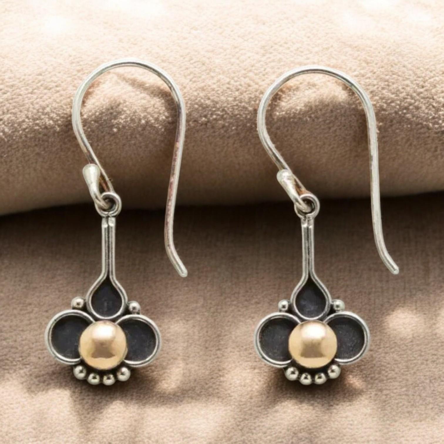 Auvlon – Silver Pearl Earrings with Light Bohemian Style and Variety