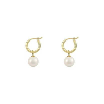 Ovi – Elegant earrings with engraved gold beads and no repairs