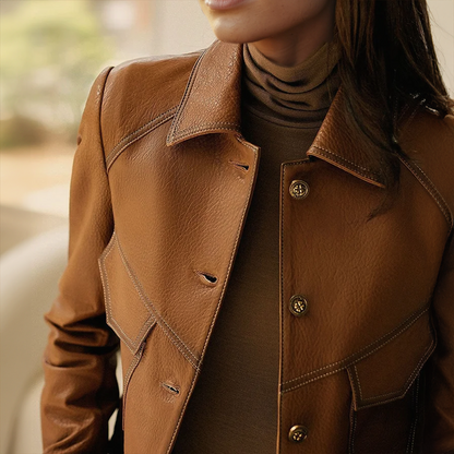 Monika | Elegant Long Coat with Long Sleeves - The Perfect Piece for Events and Everyday Use