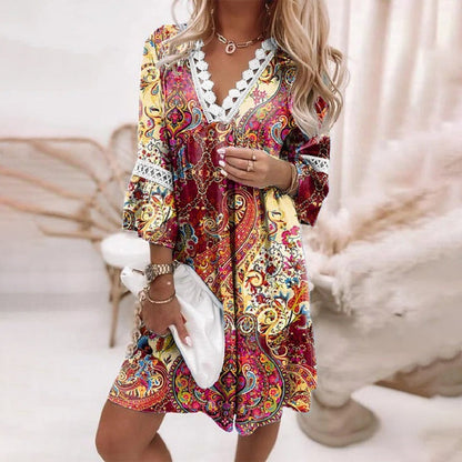 Elegant and comfortable dress with a refreshing and modern design