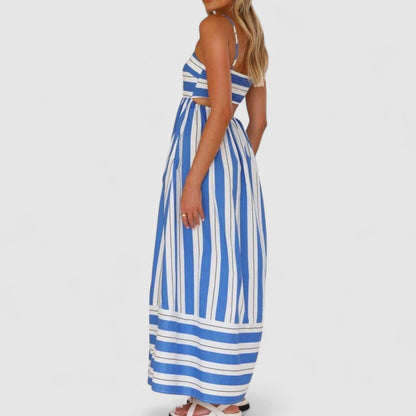 Luxury robe with belt and straps in elegant Claire design