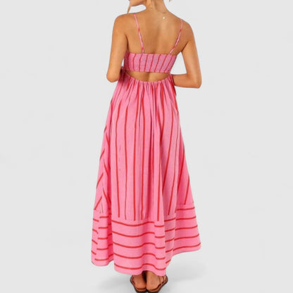Luxury robe with belt and straps in elegant Claire design