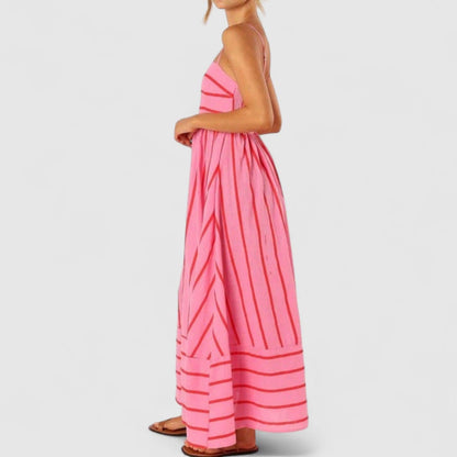 Luxury robe with belt and straps in elegant Claire design