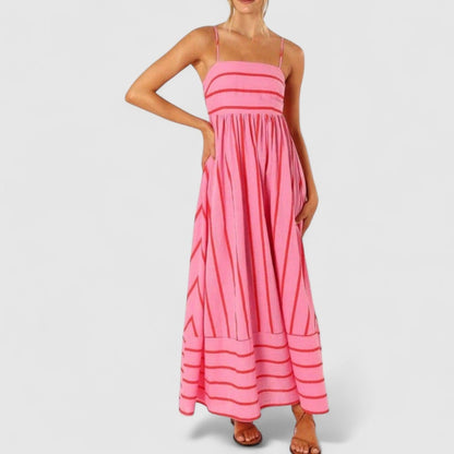 Luxury robe with belt and straps in elegant Claire design