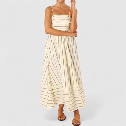 Luxury robe with belt and straps in elegant Claire design