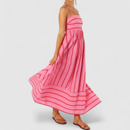 Luxury robe with belt and straps in elegant Claire design