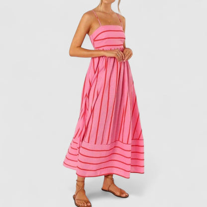 Luxury robe with belt and straps in elegant Claire design