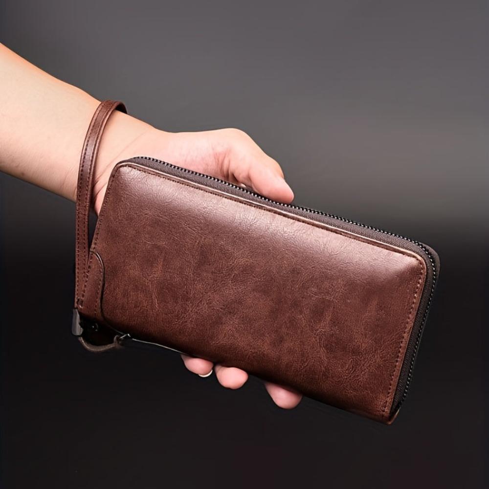Holden RFID Ultra-Thin Zipper Wallet for Secure Protection