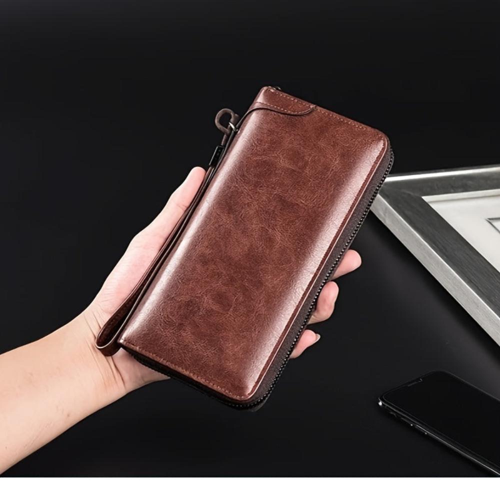 Holden RFID Ultra-Thin Zipper Wallet for Secure Protection
