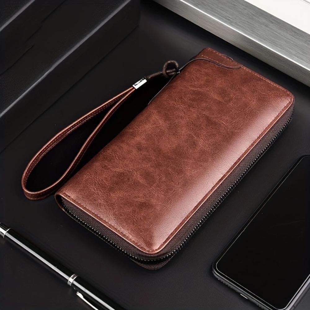 Holden RFID Ultra-Thin Zipper Wallet for Secure Protection
