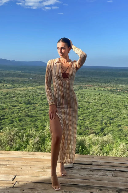 IBIZA - Elegant Maxi Dress for Beachside Moments and Unforgettable Summer Days