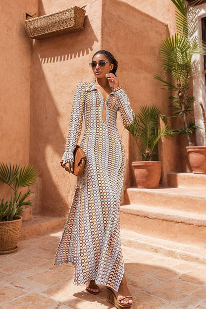 IBIZA - Elegant Maxi Dress for Beachside Moments and Unforgettable Summer Days