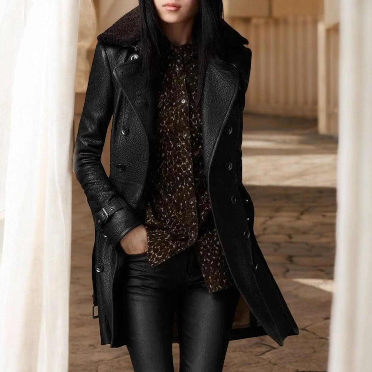 Angelica | Long and Stylish Winter Coat with Elegant Timelessness