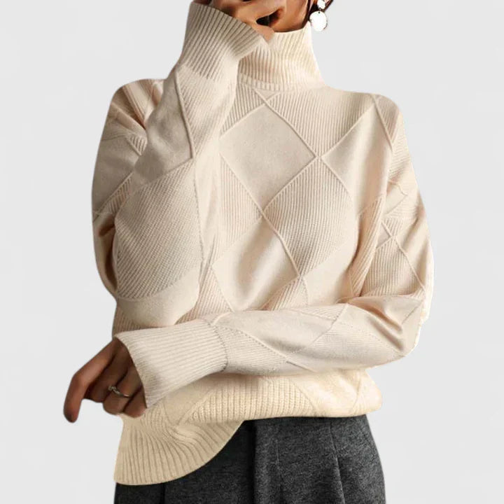 Adrisal Festive and Appliquéd Sweater Combining Comfort and Style