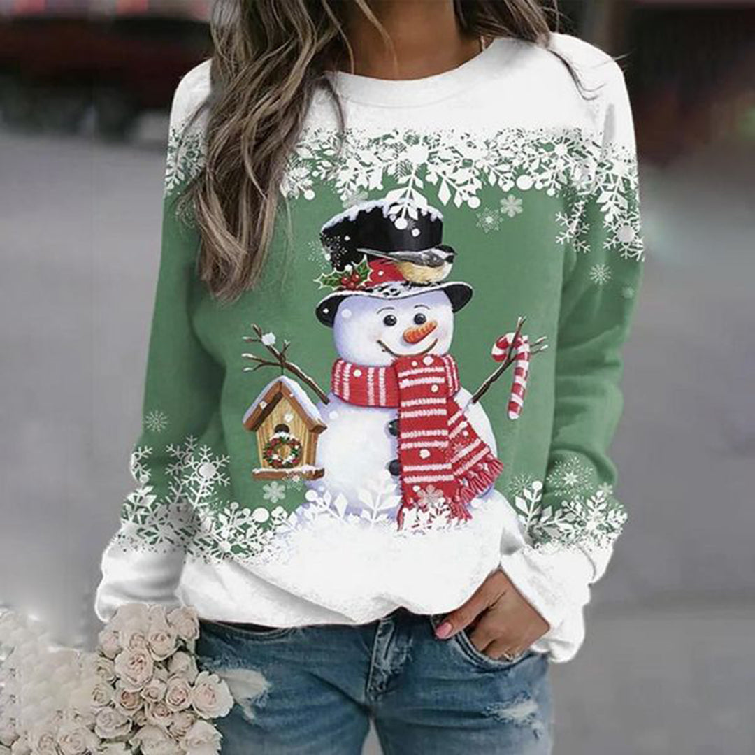 Bermuda shorts for women with a very warm sweater for Christmas and winter months