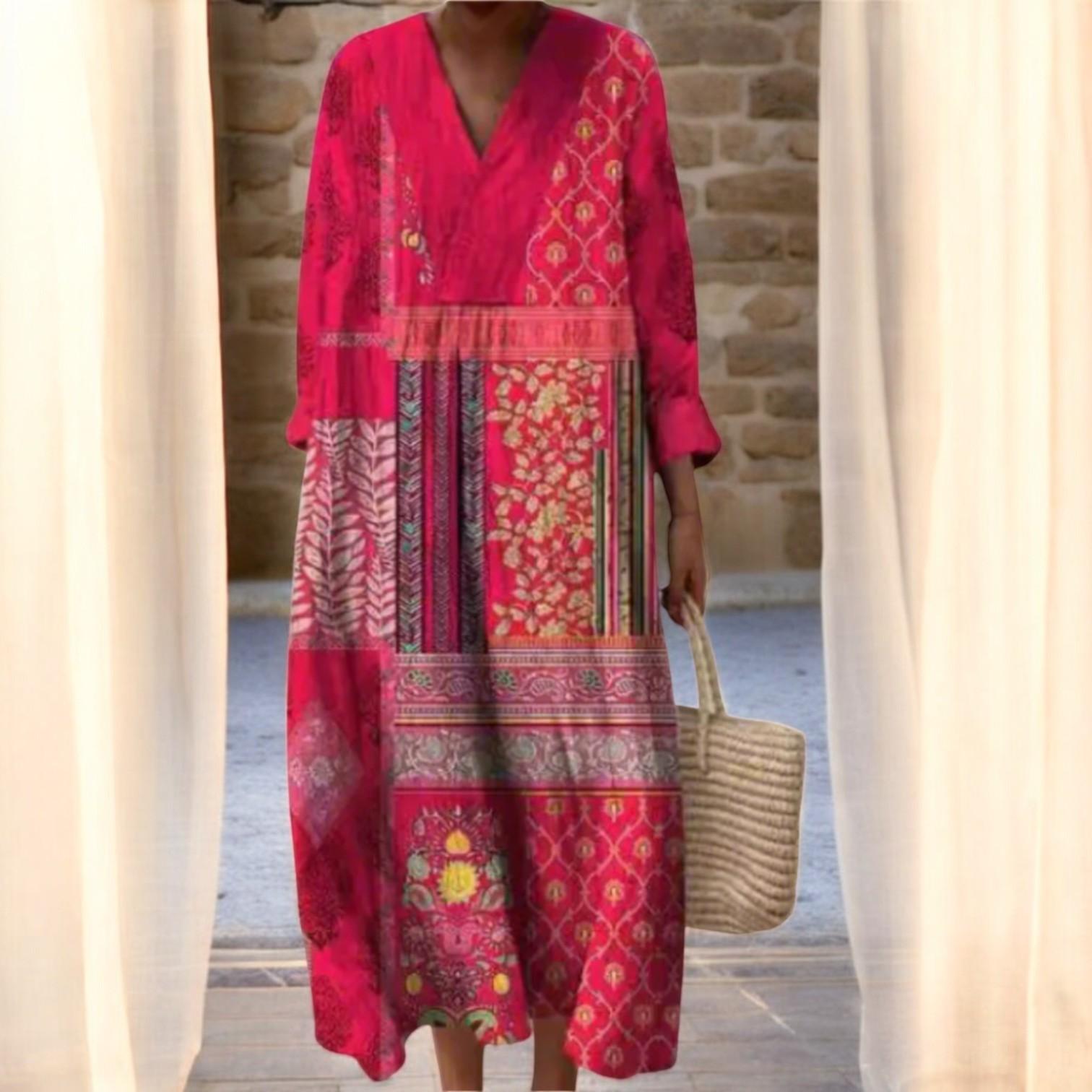 Elegant geometric dress to upgrade your look