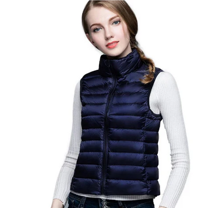 Leontine Daman Sleeveless Tank Top - The Perfect Winter Combination of Style and Warmth