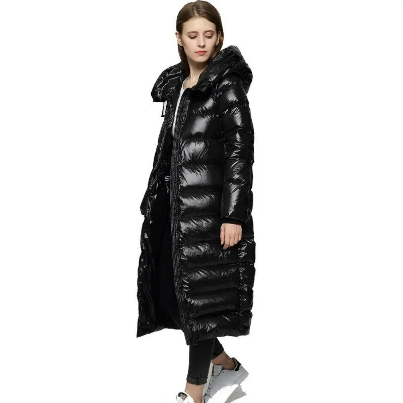 Full-Length Women’s Canvas Coat - The Perfect Choice for a Warm and Comfortable Winter