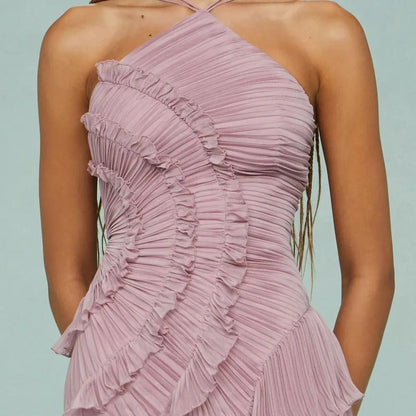 Josephine Dress with Elegant Half Pleated Fold for Kids