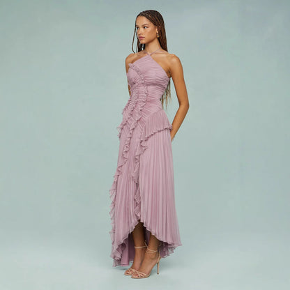 Josephine Dress with Elegant Half Pleated Fold for Kids