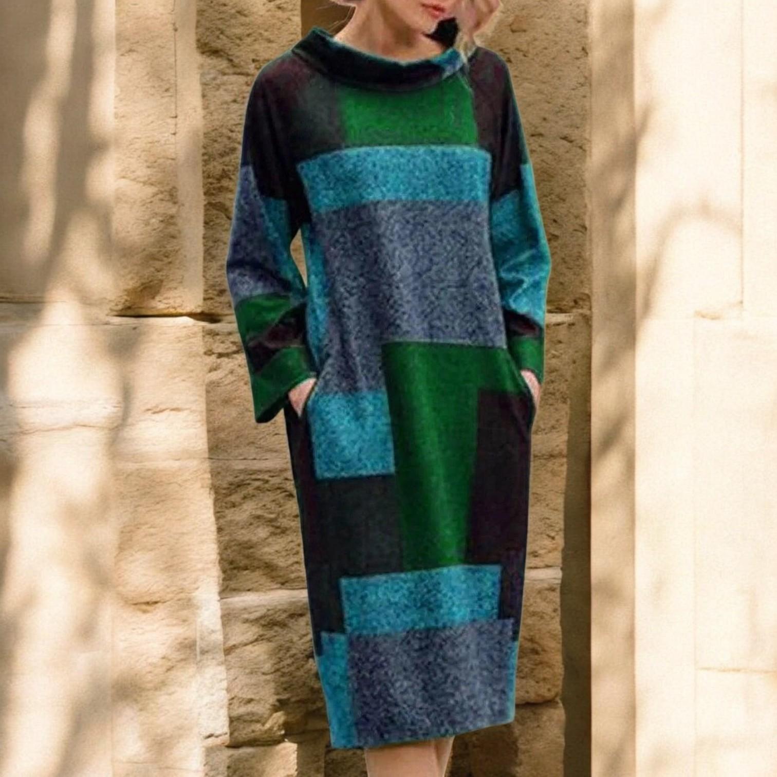 Elegant and versatile carved dress comfortable for any occasion – the perfect choice for style and comfort