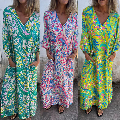Bohemian Flowy Dress Miriam - Stunning Elegance and Maximum Comfort for a Free and Refreshing Style