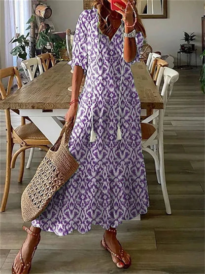 Juli Derman Maxi Dress for Summer – Stylish and Comfortable Beach and Travel Item for Every Day