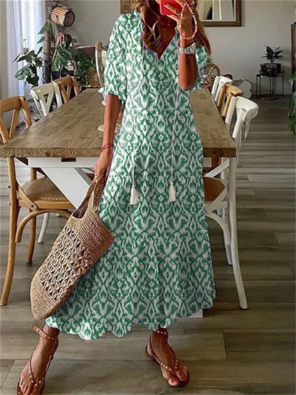 Juli Derman Maxi Dress for Summer – Stylish and Comfortable Beach and Travel Item for Every Day