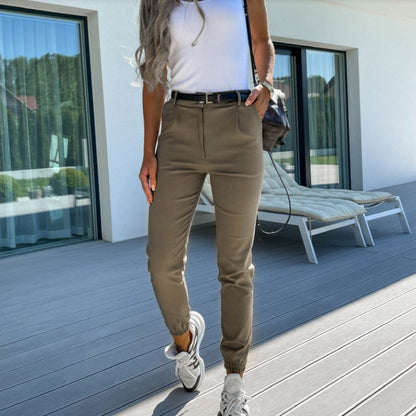 High-Waisted Women's Skinny Pants with Maximal Flexibility and Comfort for Perfect Style