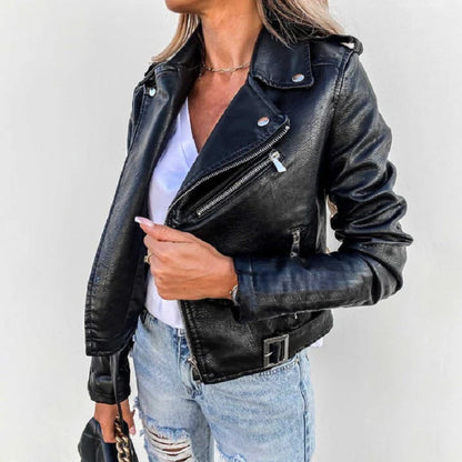 Laura | Fashionable jacket with smart reverse design for a modern and unique look