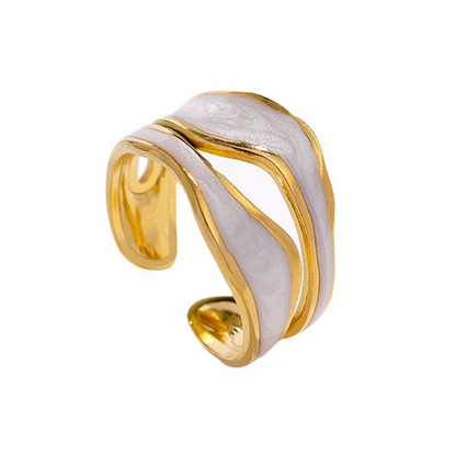 Chander - Elegant Vintage Style White Gold Ring