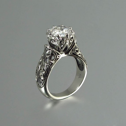 Elegant White Zirconia Ring Joanna - The Perfect Addition to Your Style