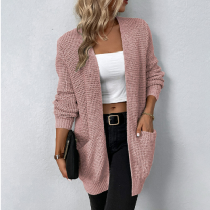 Elegant women's cardigan with long sleeves - a stylish and comfortable piece for any occasion