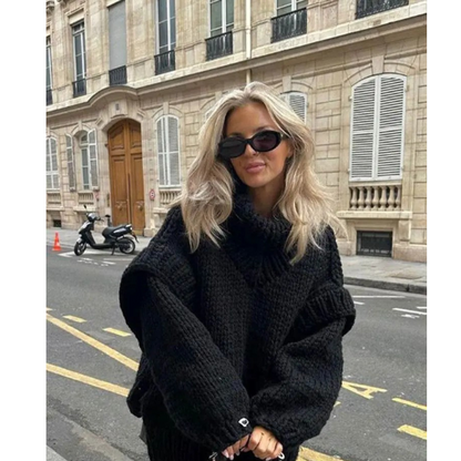 Oversized Women's Sweater Erenabaji – Extremely Soft and Cozy for Perfect Warmth on Pleasant Days