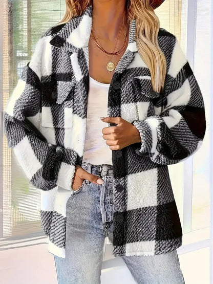 Stephanie | Warm and cozy furry jacket for relaxed days