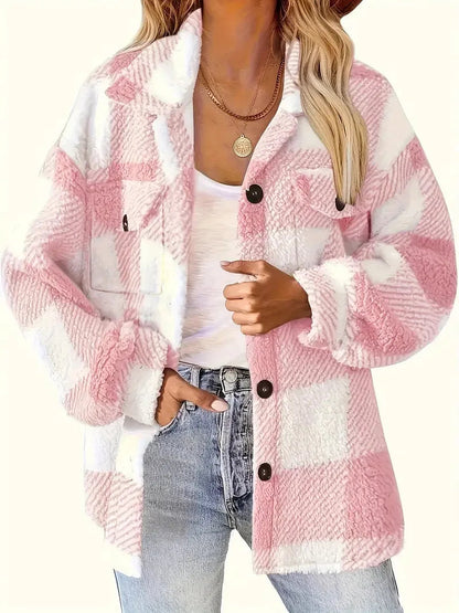 Stephanie | Warm and cozy furry jacket for relaxed days