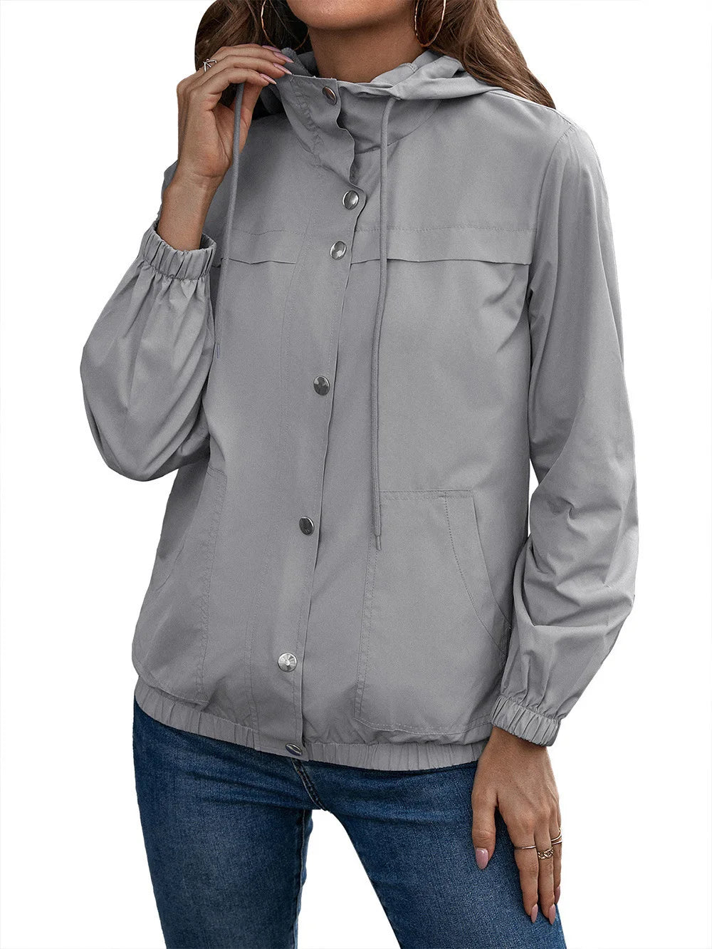 Johanna | Stylish Trench Coat with Waterproof Hood for Fashionable Protection in All Weather Conditions