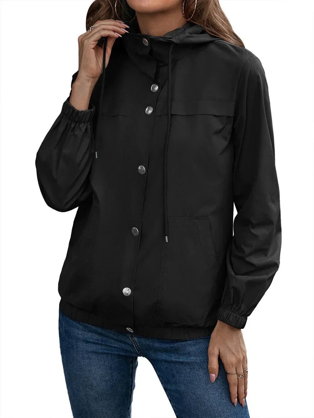 Johanna | Stylish Trench Coat with Waterproof Hood for Fashionable Protection in All Weather Conditions