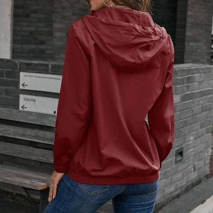 Johanna | Stylish Trench Coat with Waterproof Hood for Fashionable Protection in All Weather Conditions