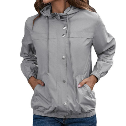 Johanna | Stylish Trench Coat with Waterproof Hood for Fashionable Protection in All Weather Conditions