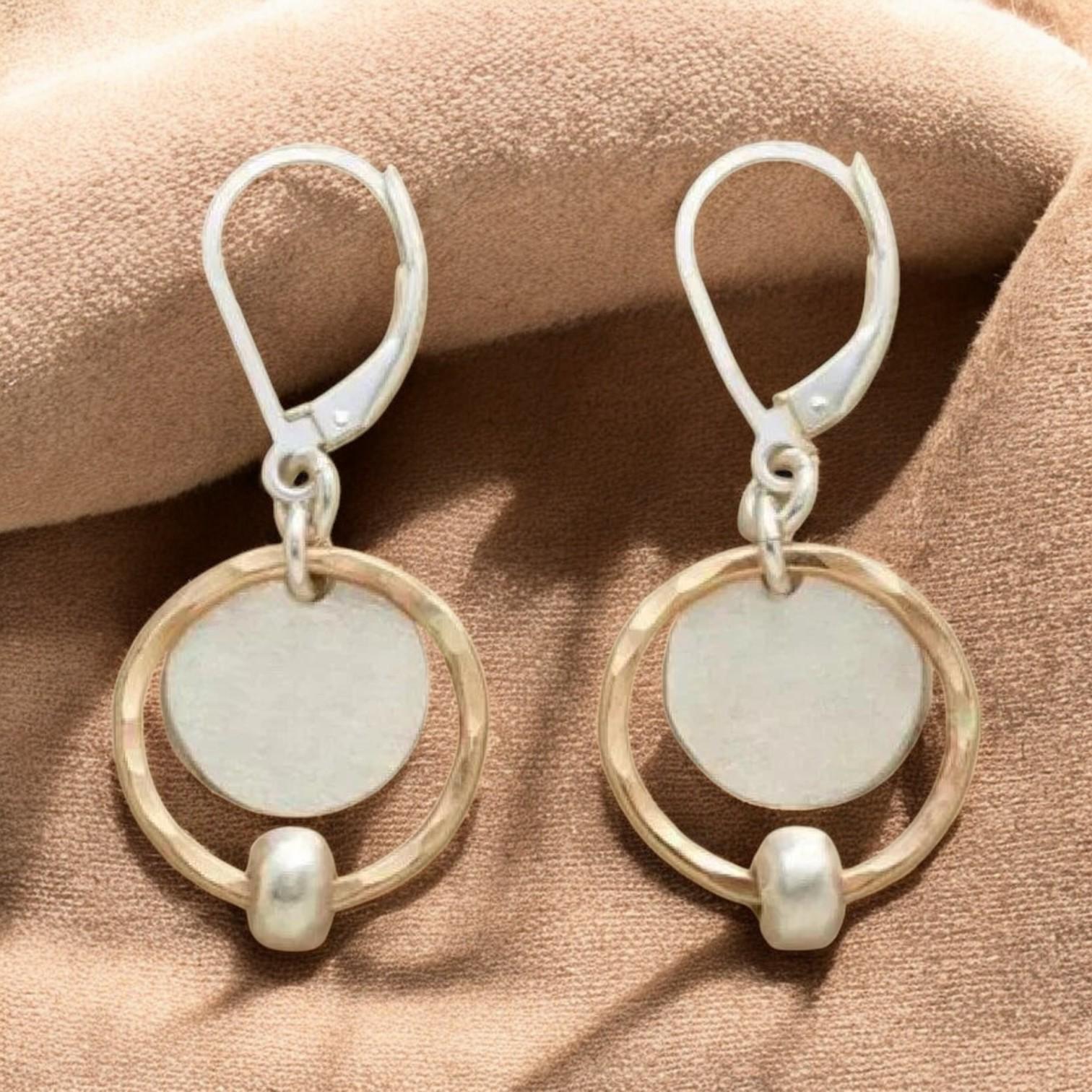 Bala - Colorful Pearl Earrings Gold and Silver Plated Vintage Style