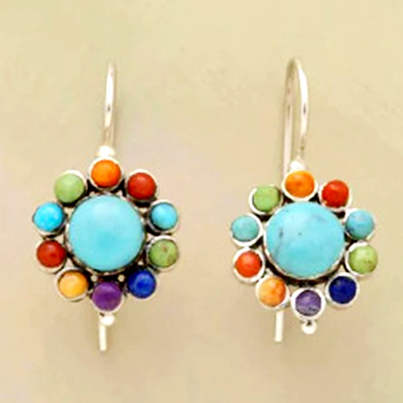 Davina – Stunning turquoise earrings in various colors to complete your look