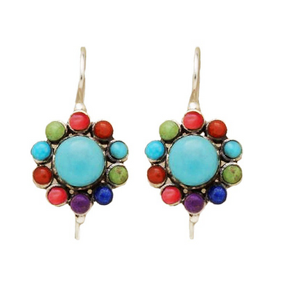 Davina – Stunning turquoise earrings in various colors to complete your look